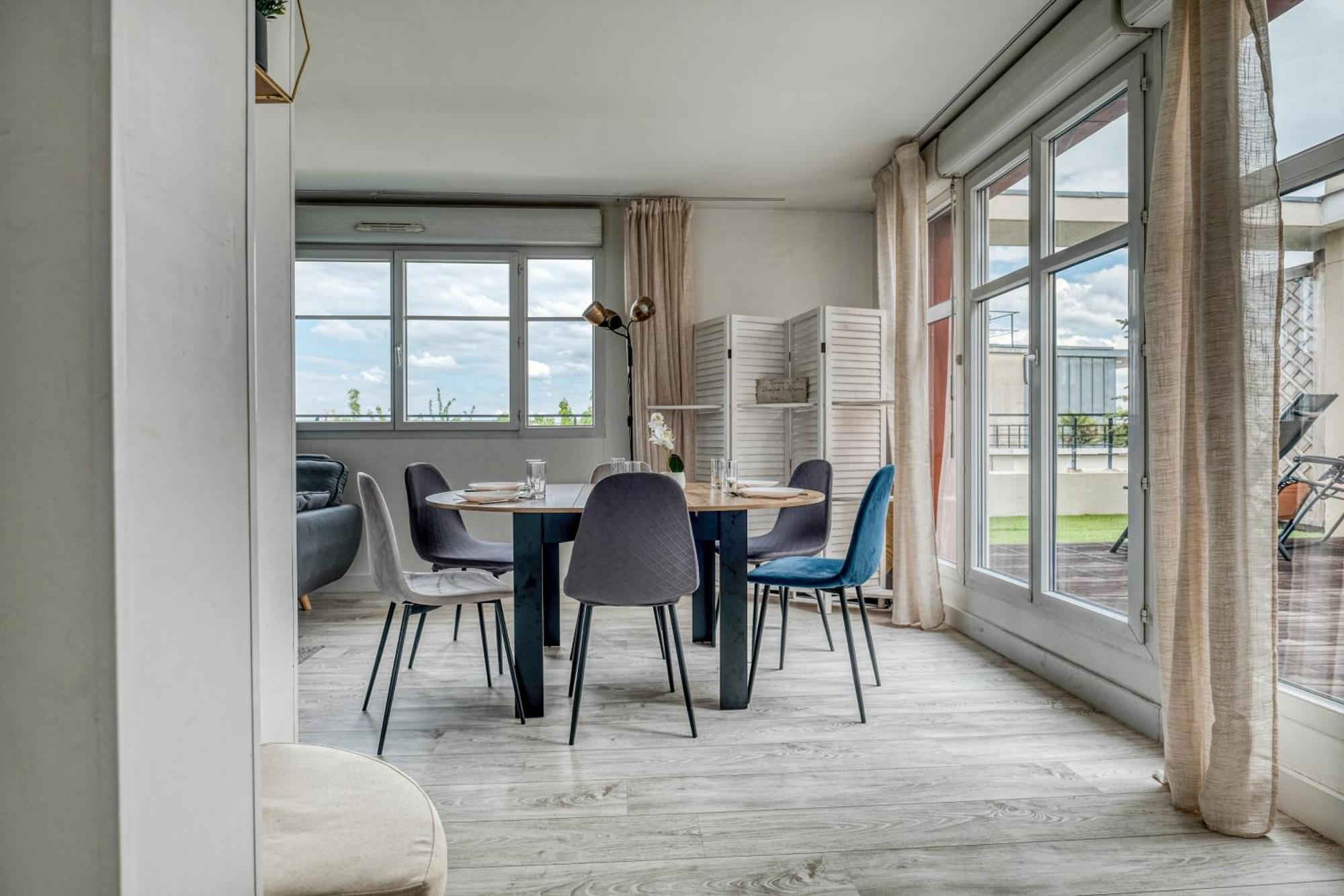 Appartement Family Terrasse 6-7Pers Proche Disney Et Gare Монтеврен Экстерьер фото