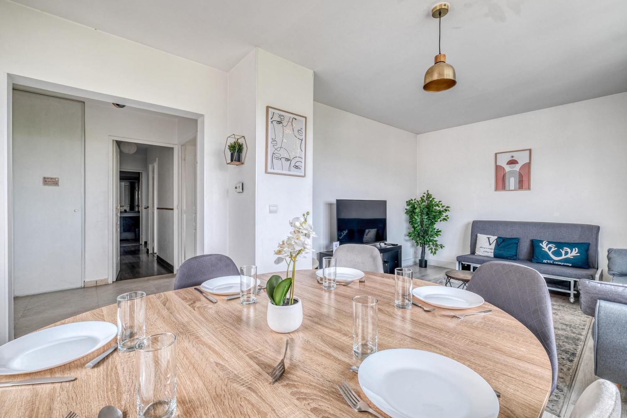 Appartement Family Terrasse 6-7Pers Proche Disney Et Gare Монтеврен Экстерьер фото