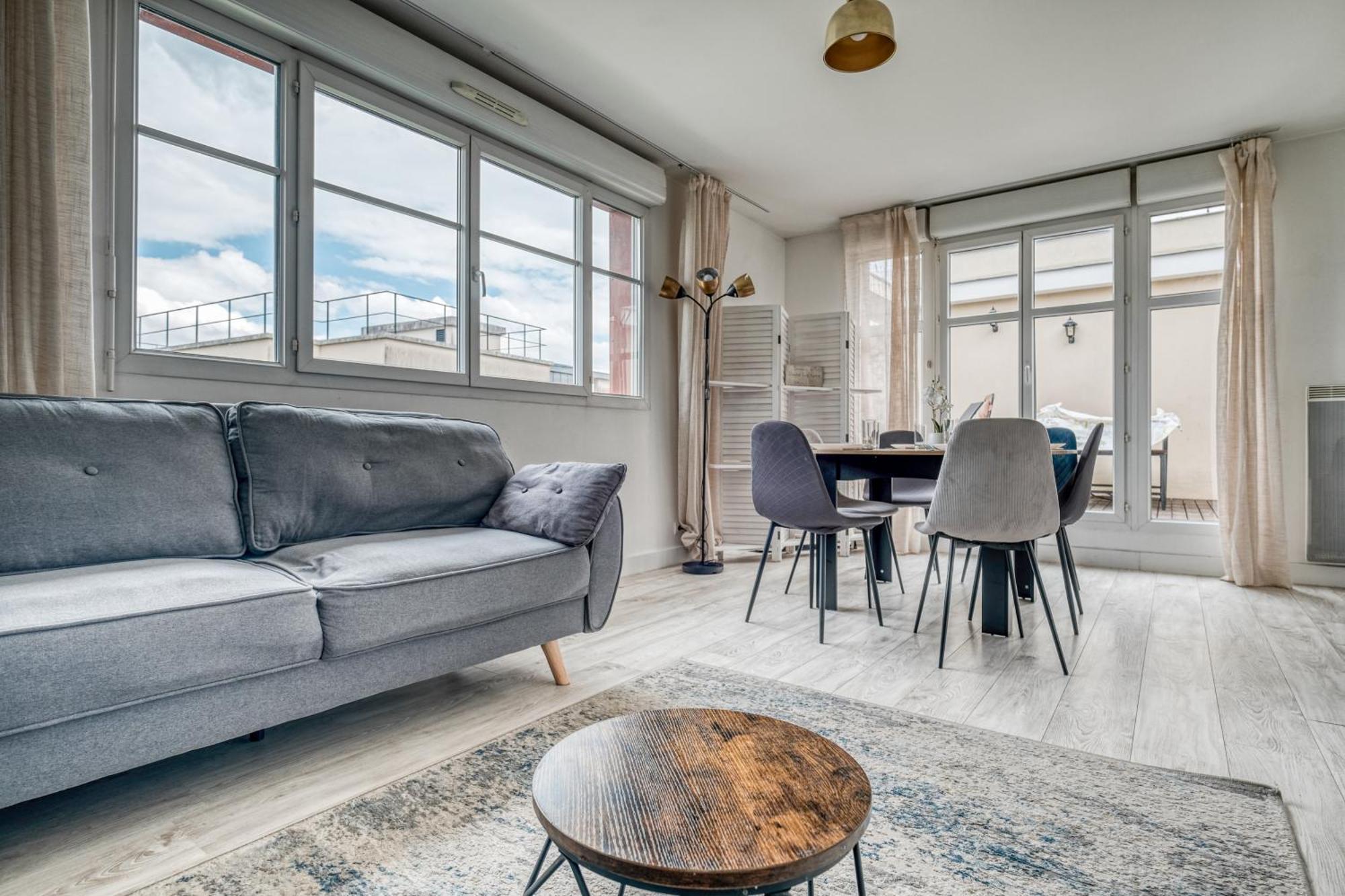 Appartement Family Terrasse 6-7Pers Proche Disney Et Gare Монтеврен Экстерьер фото